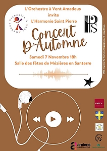 Affiche Concert d'Automne de l'OVA